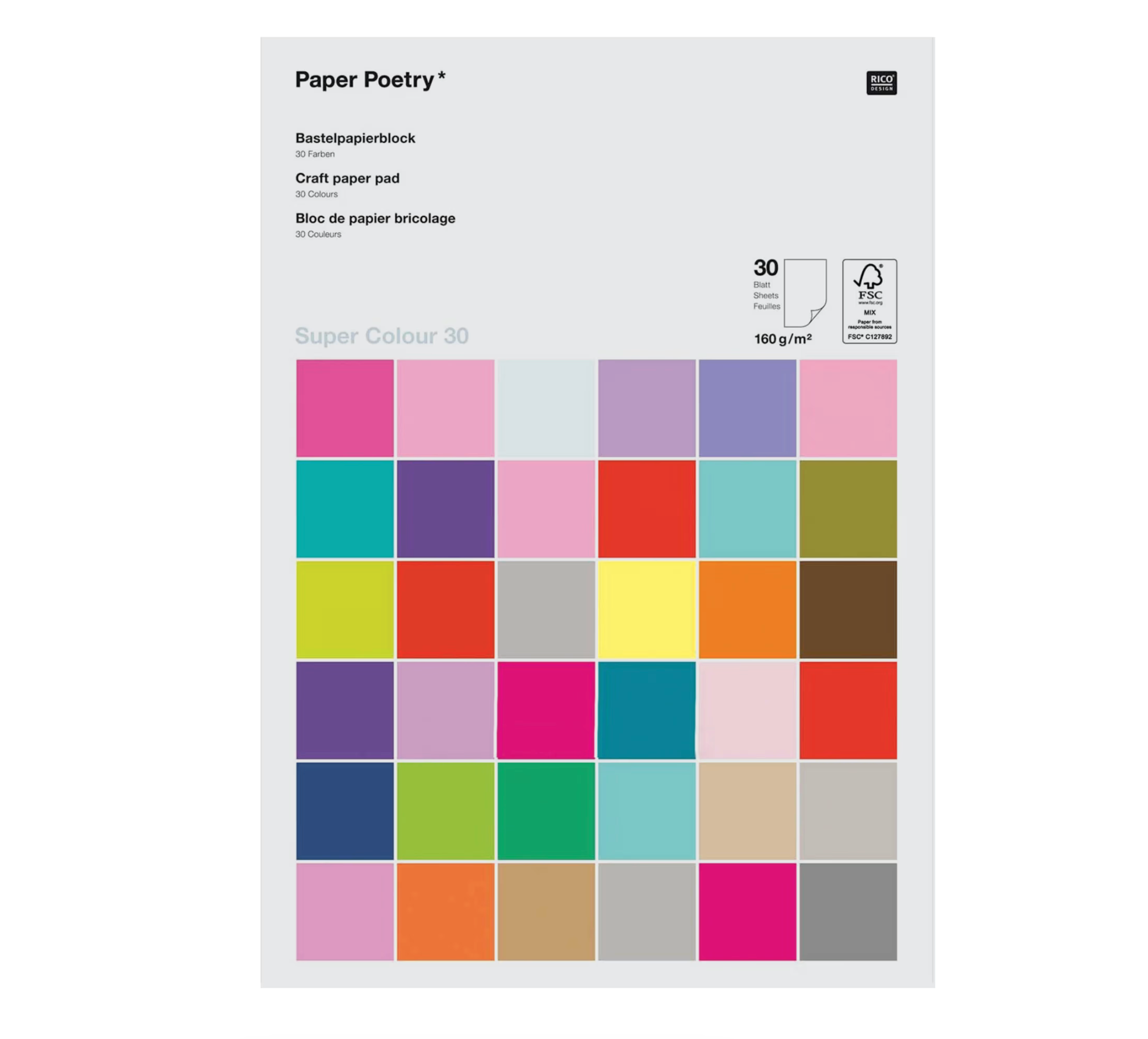Crafting Paper Pad - 3 Options