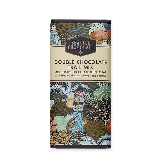 Double Chocolate Trail Mix Chocolate Bar