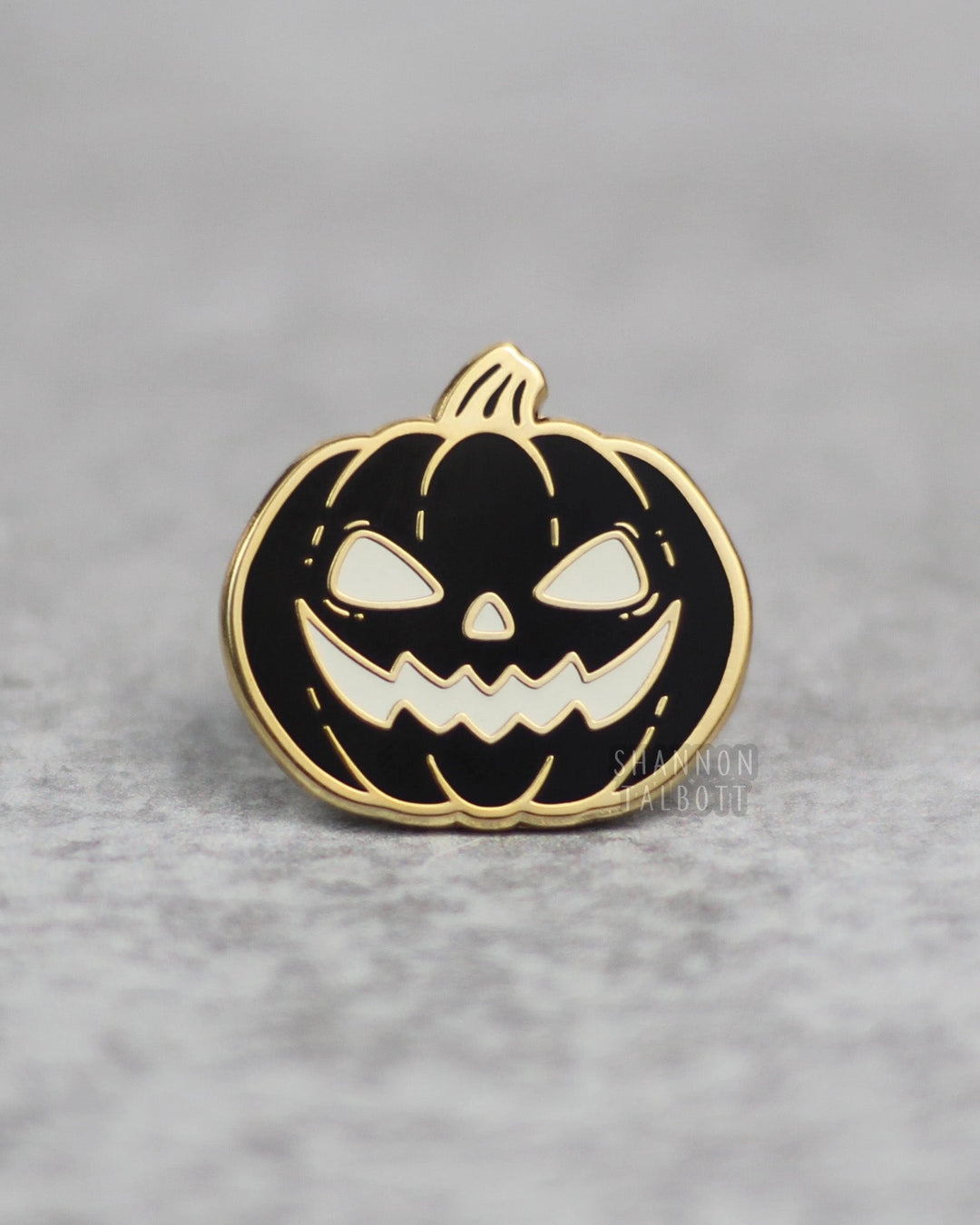 Jack-O-Lantern Pin - Glow-In-The-Dark