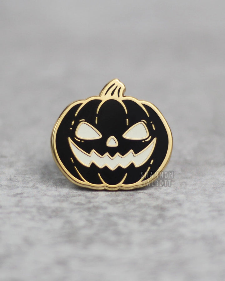 Jack-O-Lantern Pin - Glow-In-The-Dark
