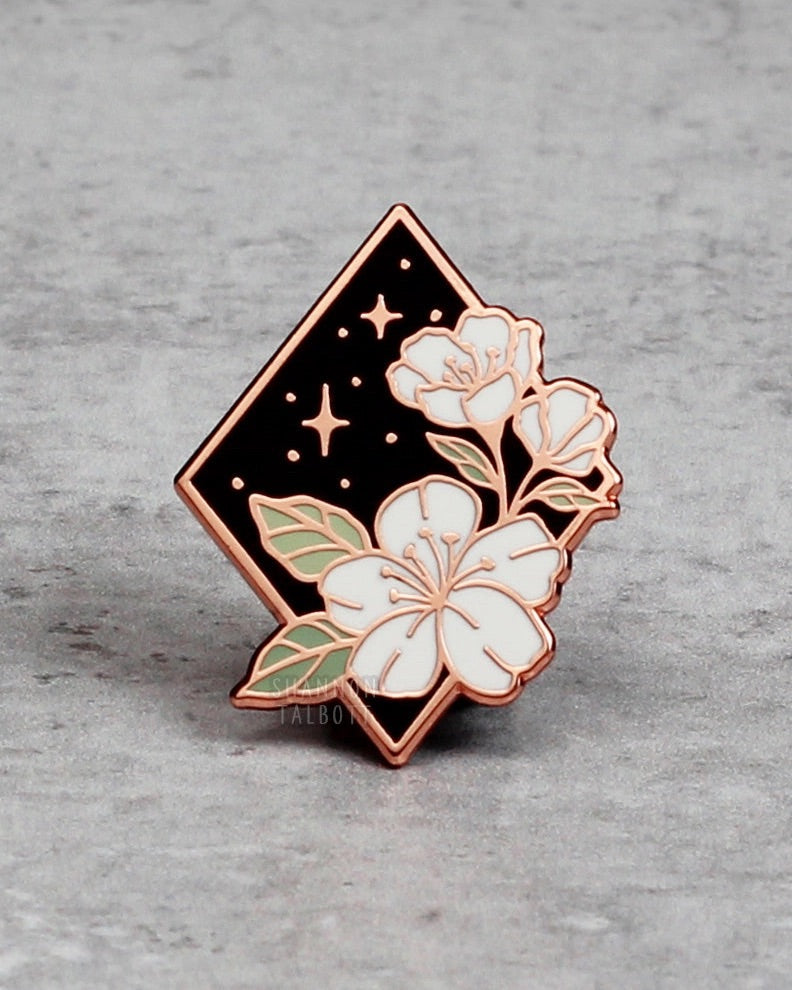 Moon Garden Pin