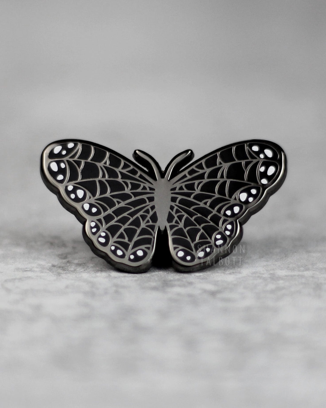 Spiderweb Butterfly Pin