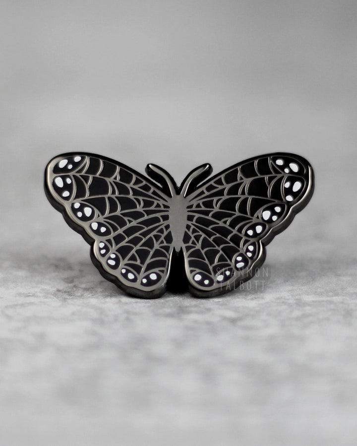 Spiderweb Butterfly Pin