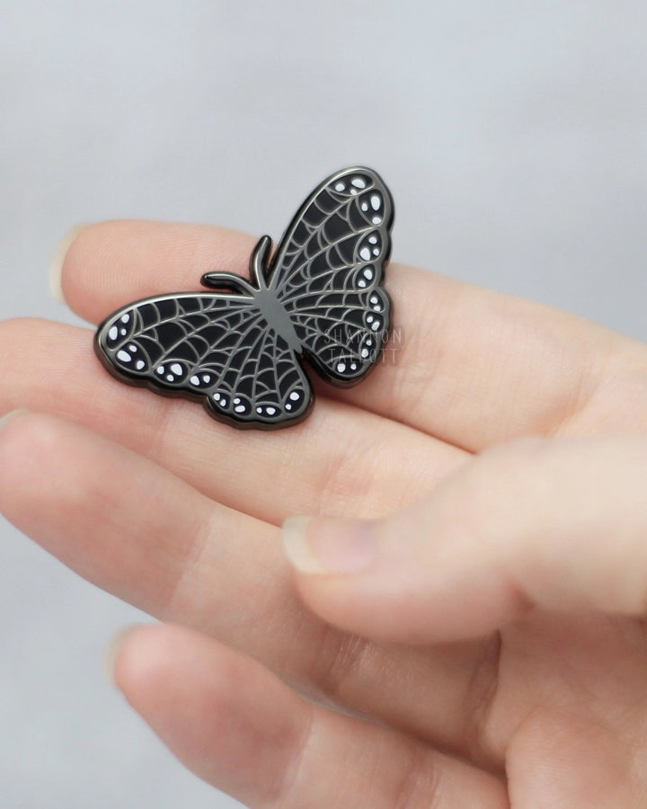 Spiderweb Butterfly Pin