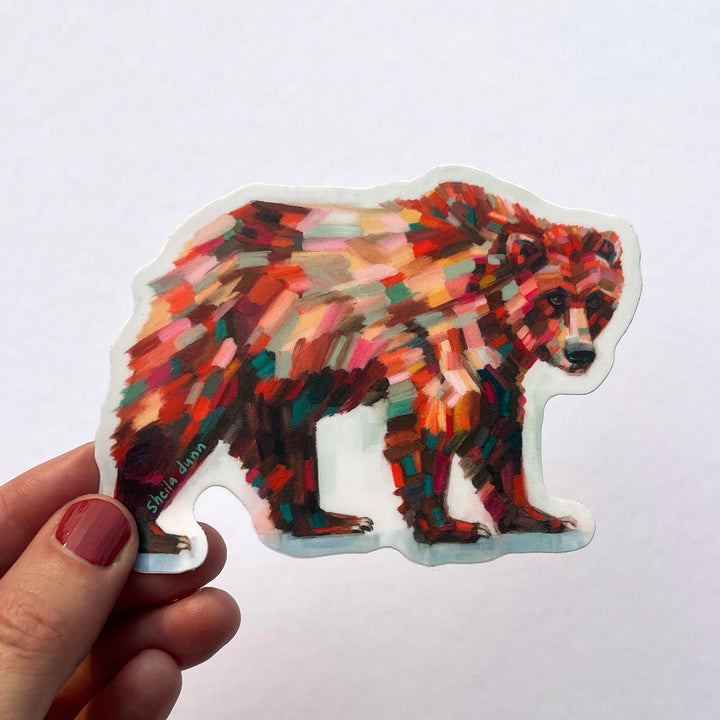 Bend Cider Grizzly Bear Sticker