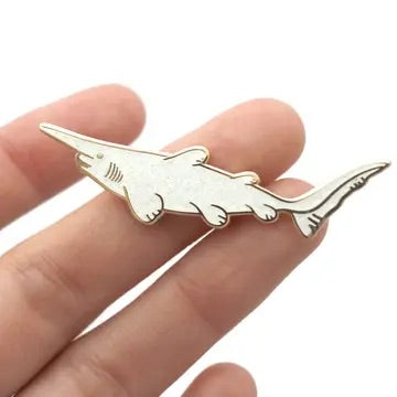 Goblin Shark Enamel Pin