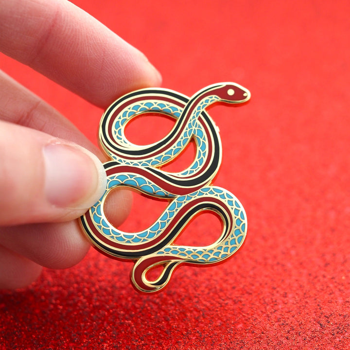 San Francisco Garter Snake Pin