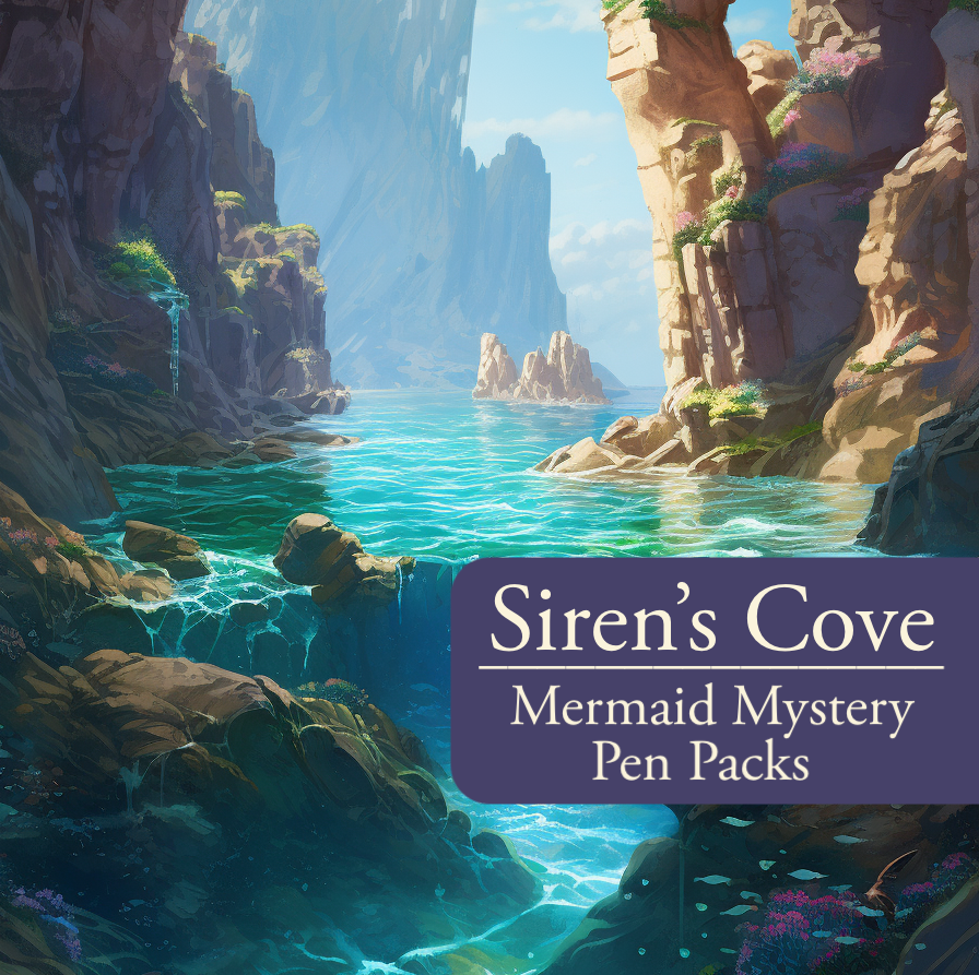 Siren's Cove Mermaid Mystery Pen Packs
