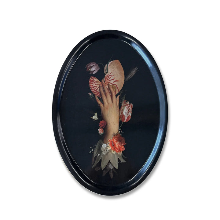 Nautilus Oval Keepsakes Tray