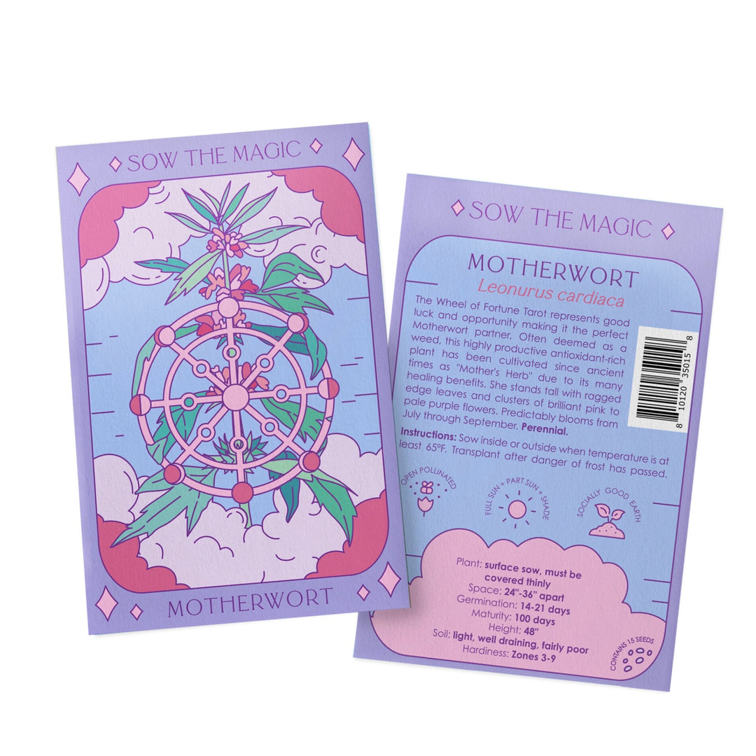 Motherwort Tarot Garden Seed Packet