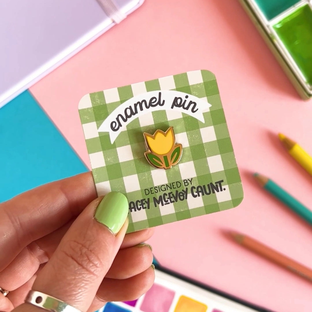 Tulip Enamel Pin