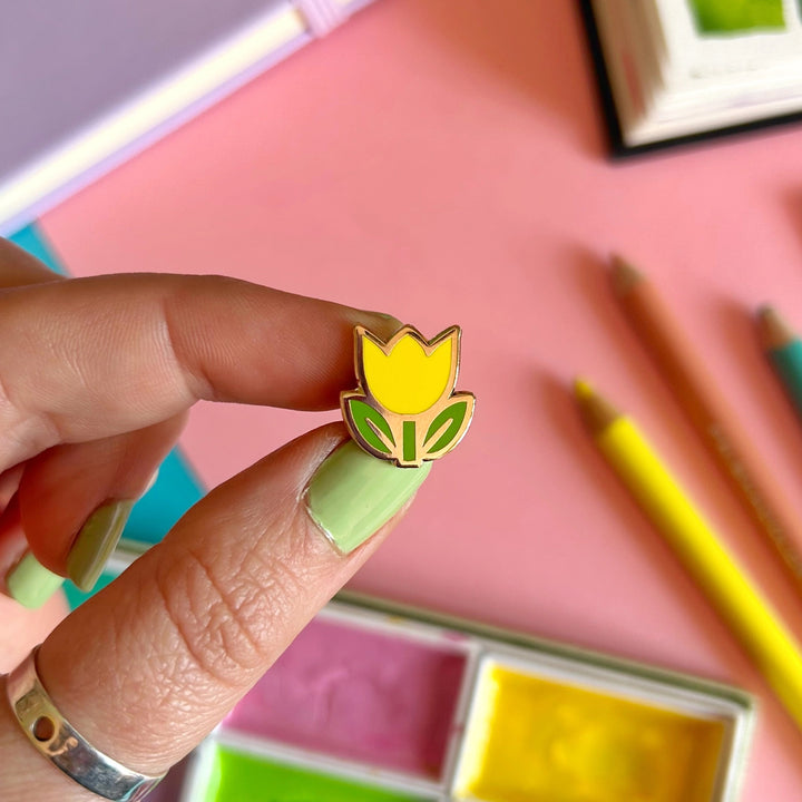 Tulip Enamel Pin