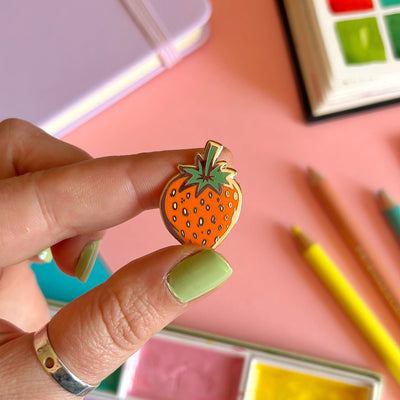 Stacey's Red Strawberry Pin