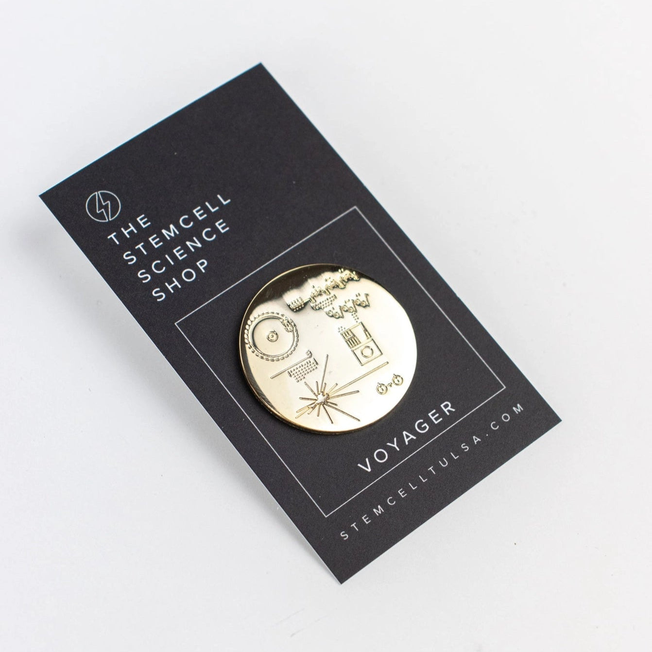 Voyager Golden Record Cover Pin