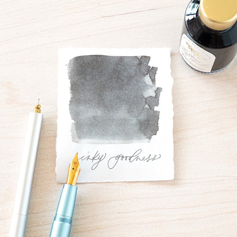 Toms Studio Fountain Pen Ink - 10 - Dove Grey Swatch