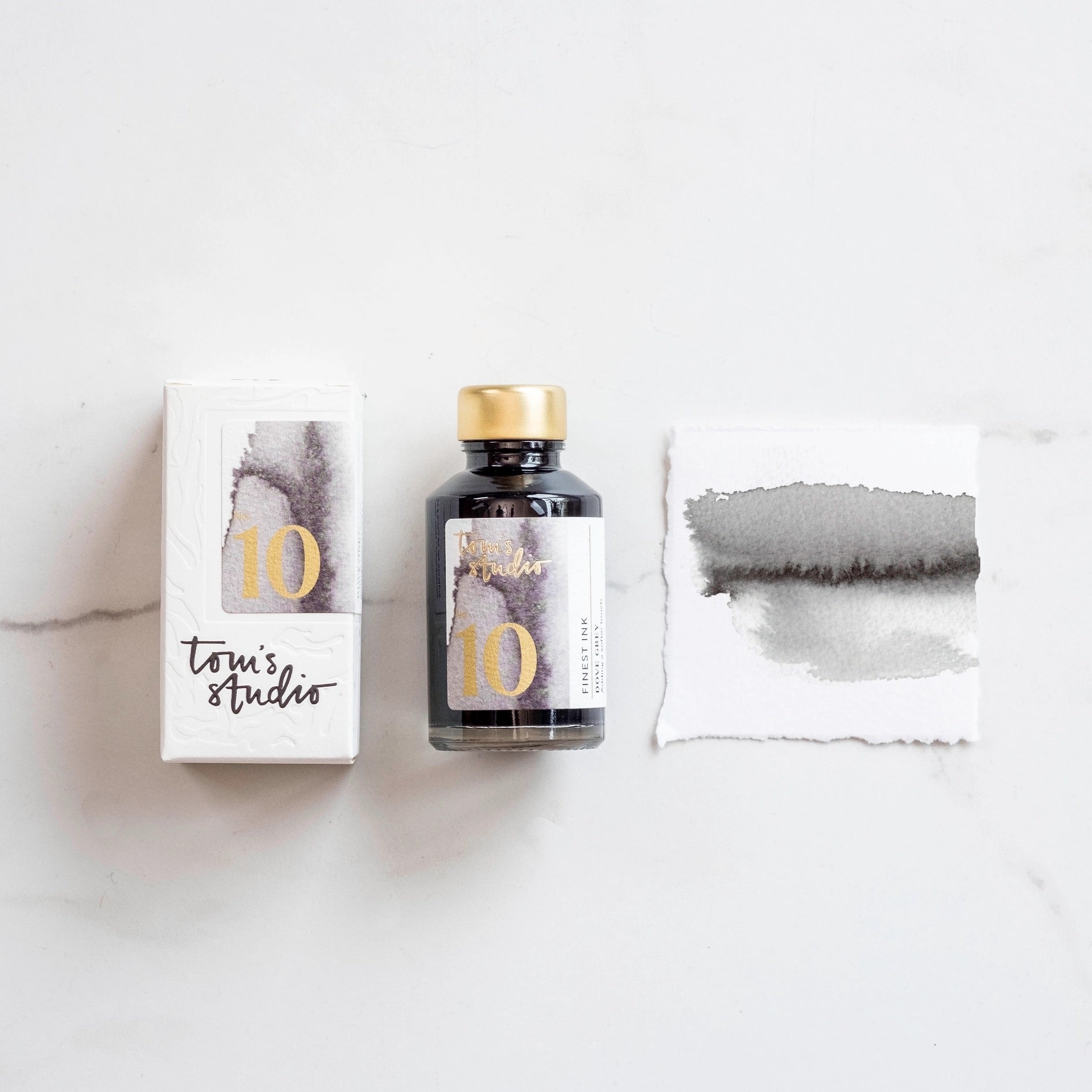 Toms Studio Fountain Pen Ink - 10 - Dove Grey
