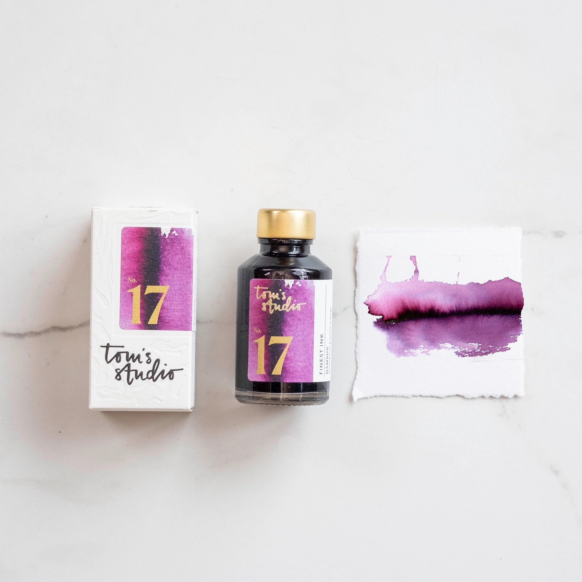Toms Studio Fountain Pen Ink - 17 - Damson
