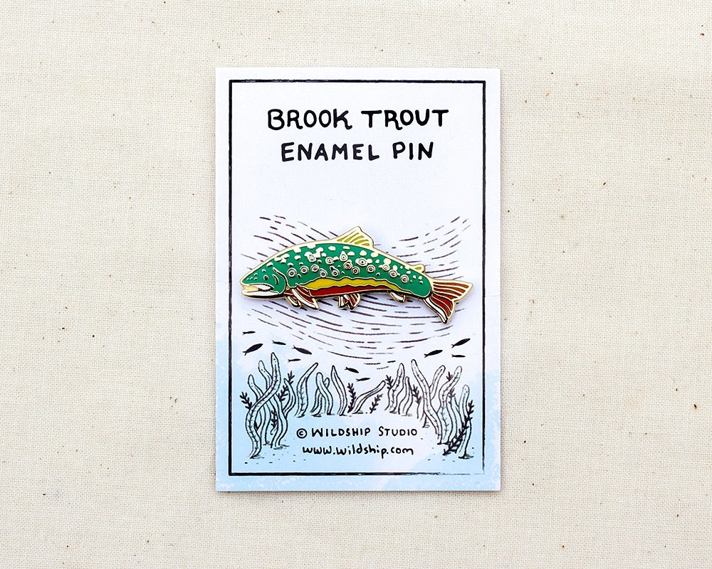 Brook Trout Pin