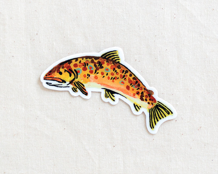 Brown Trout Sticker