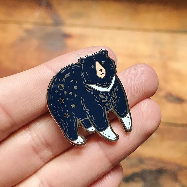 Moon Bear Pin