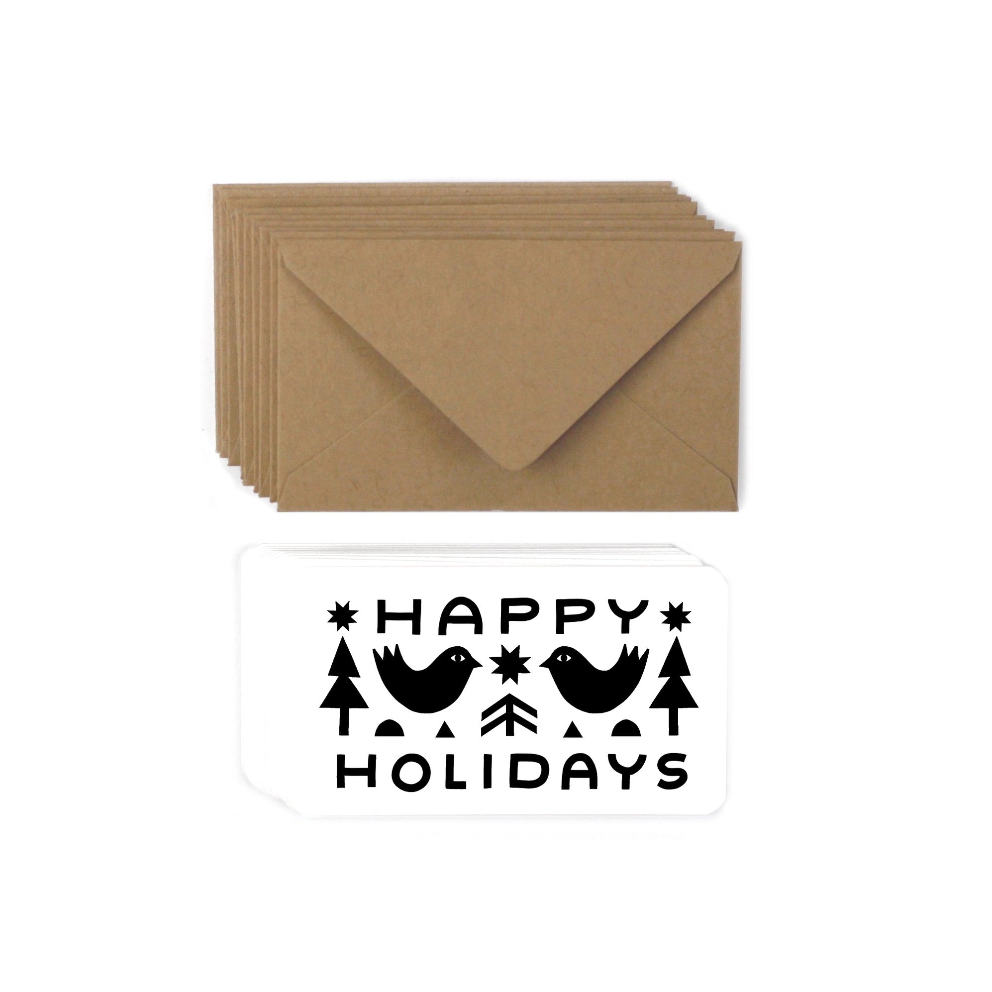 Happy Holidays Mini Note Card
