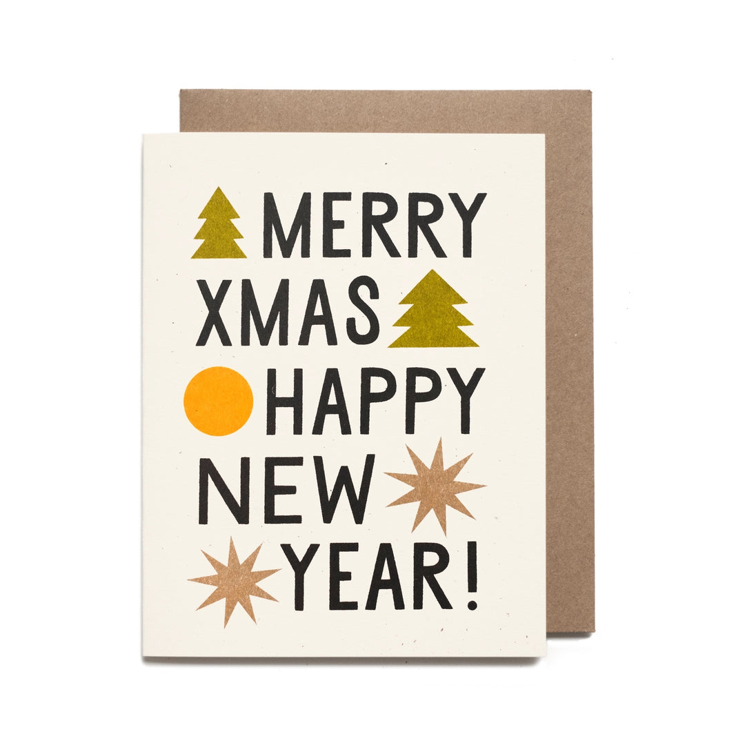 Merry Xmas and Happy New Year Card