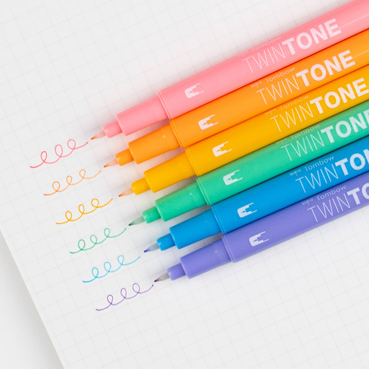 Tombow TwinTone Marker Set - Pastel 6 Pack