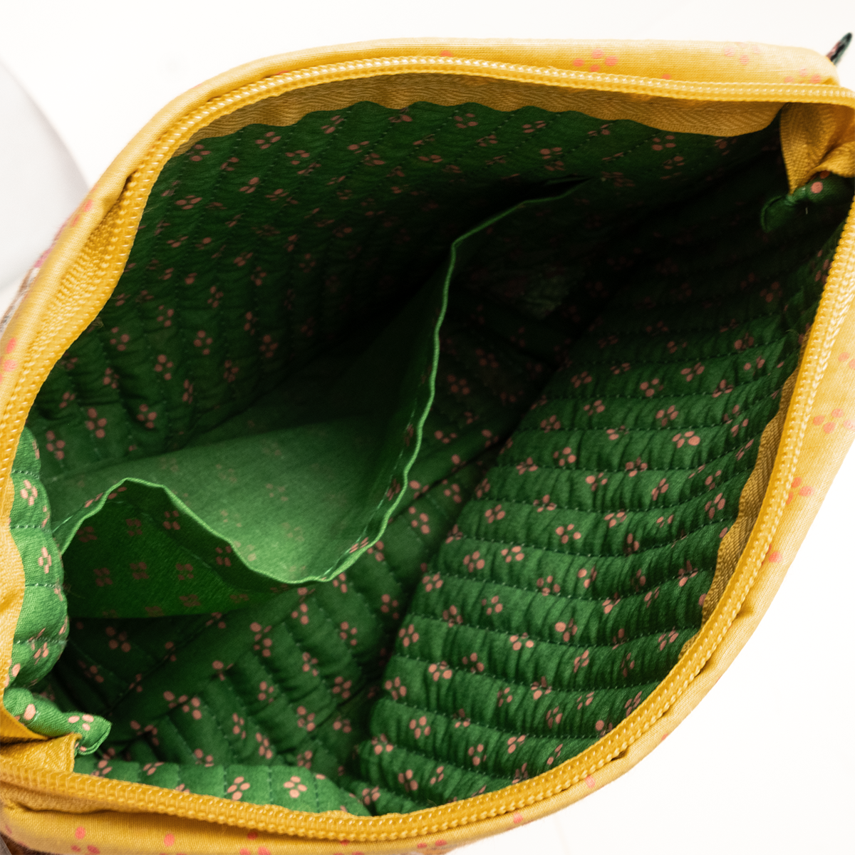 Calico Quilted Pouch