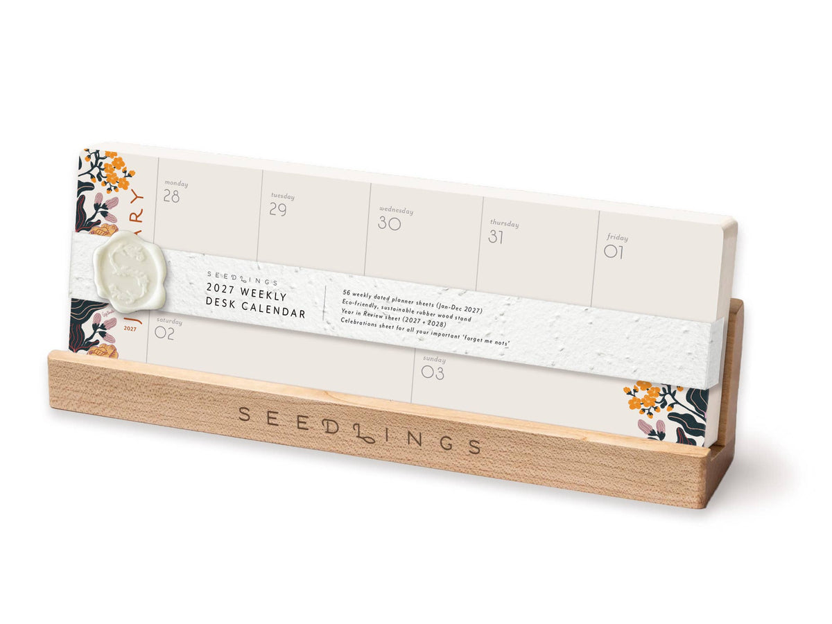 2027 Soft Days Ahead Weekly Desk Planner