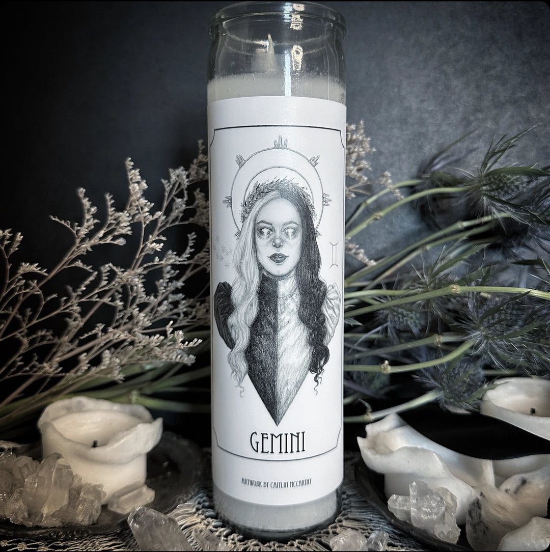 Gemini Devotional Candle Sticker