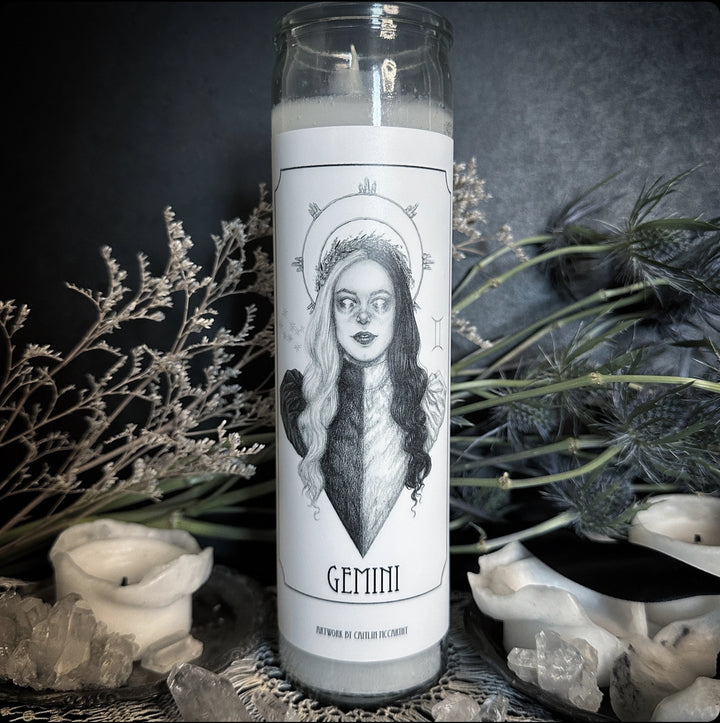 Gemini Devotional Candle Sticker