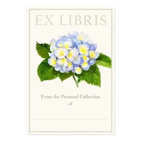 Early Hydrangea Bookplates