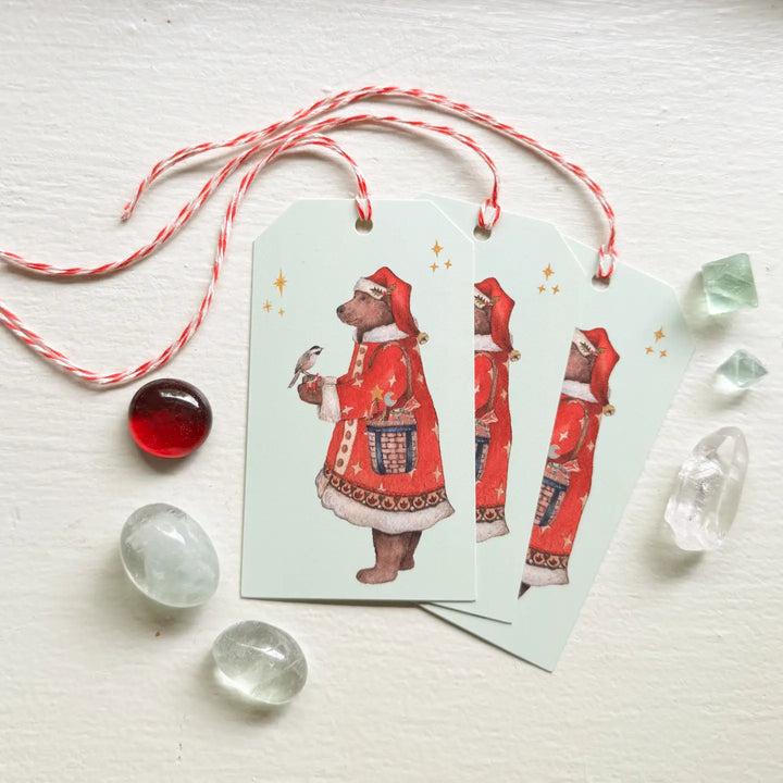 Magical Holiday Bear Gift Tags
