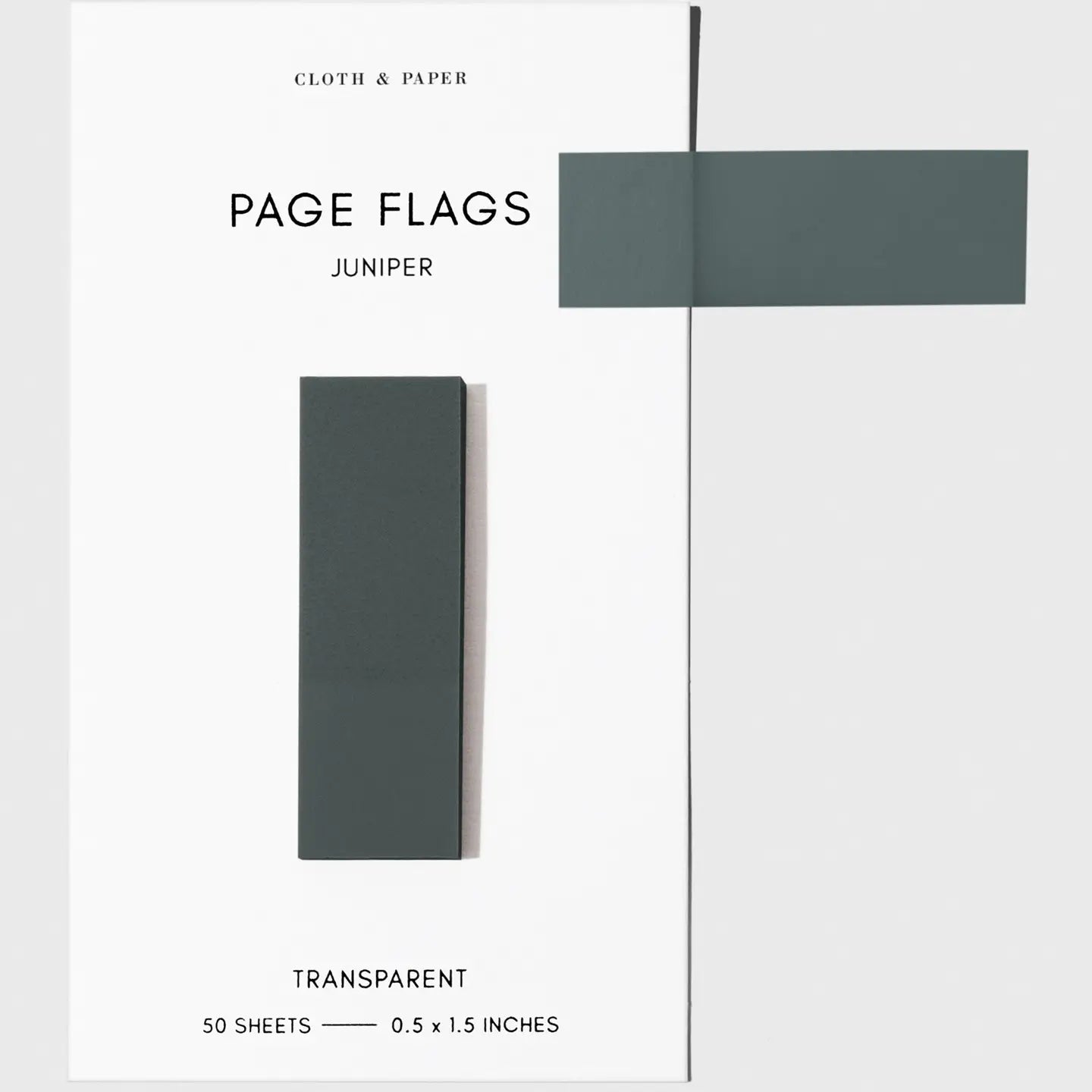 Slim Transparent Page Flags - 30 Colors