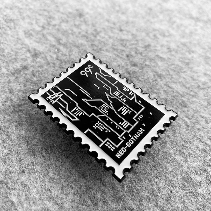 Neo-Gotham Stamp Pin