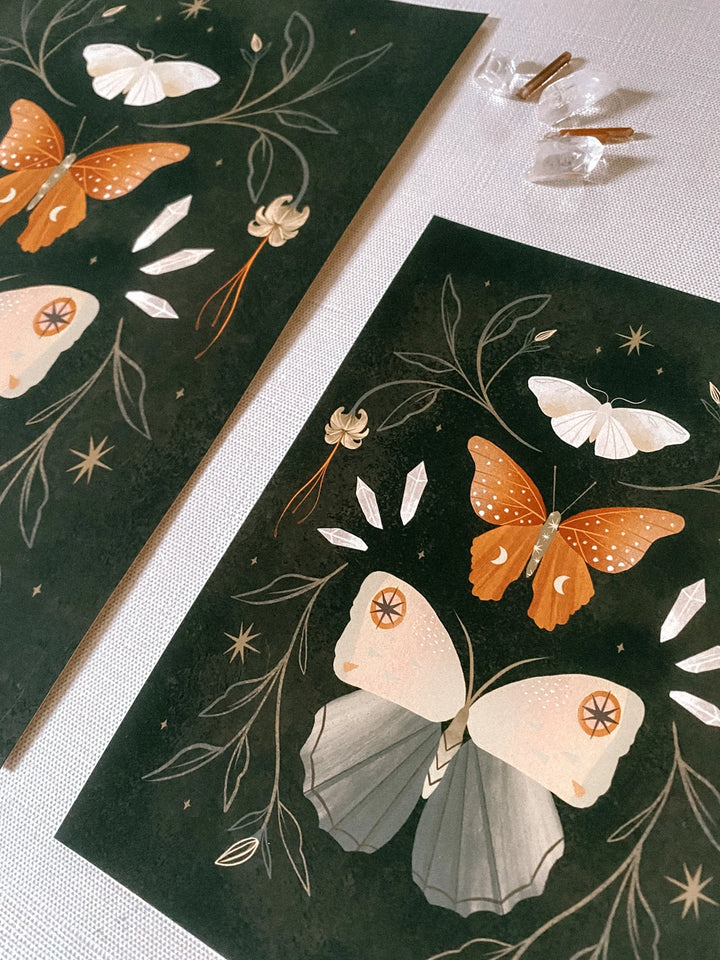 The Moth Collector Print