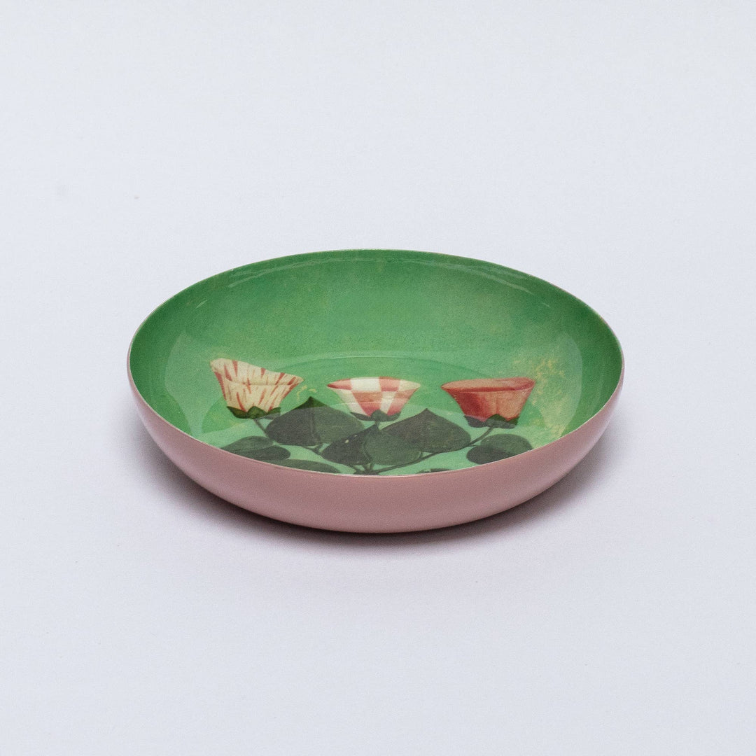 Festival of Flowers - Mini Round Enamel Tray