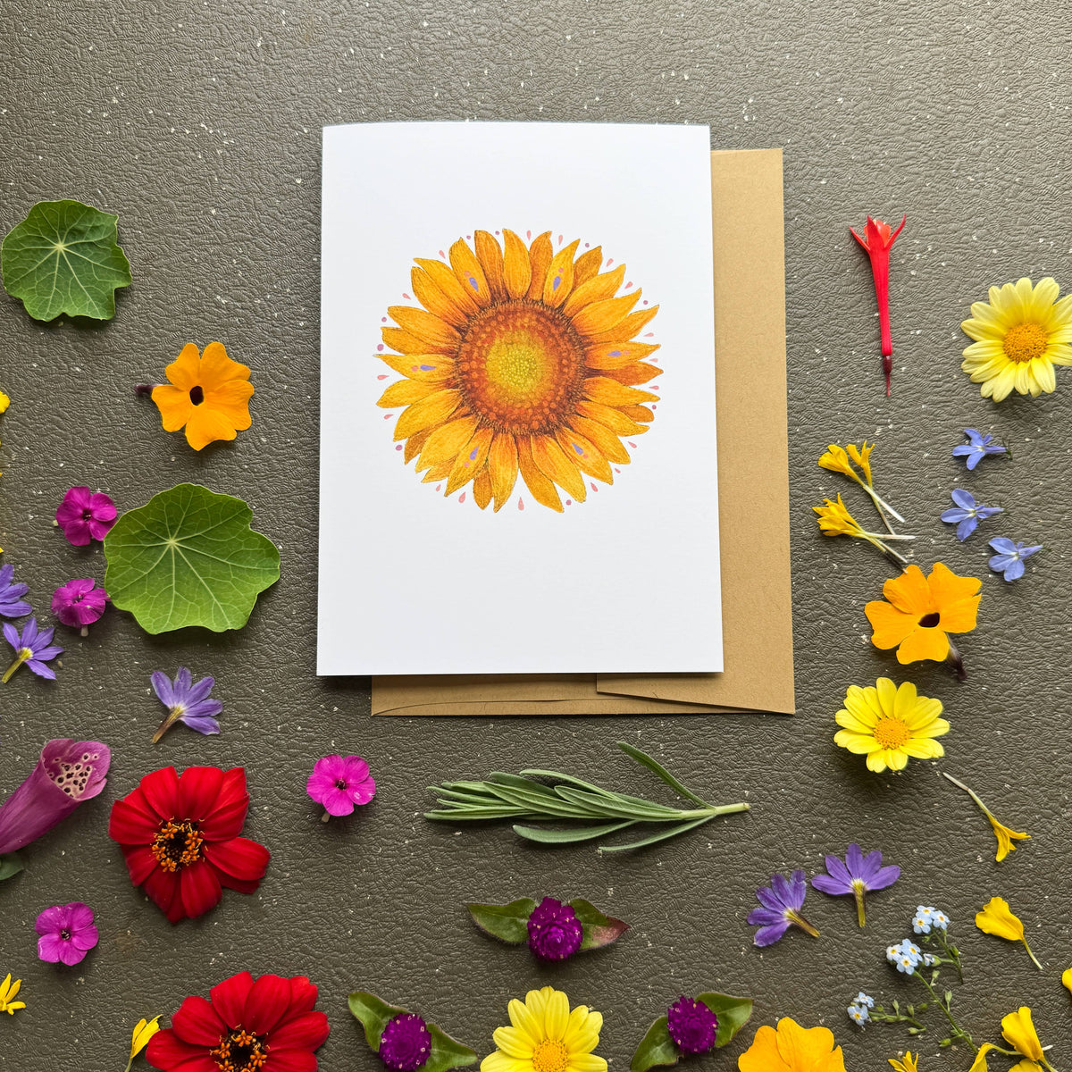 Sunflower Card