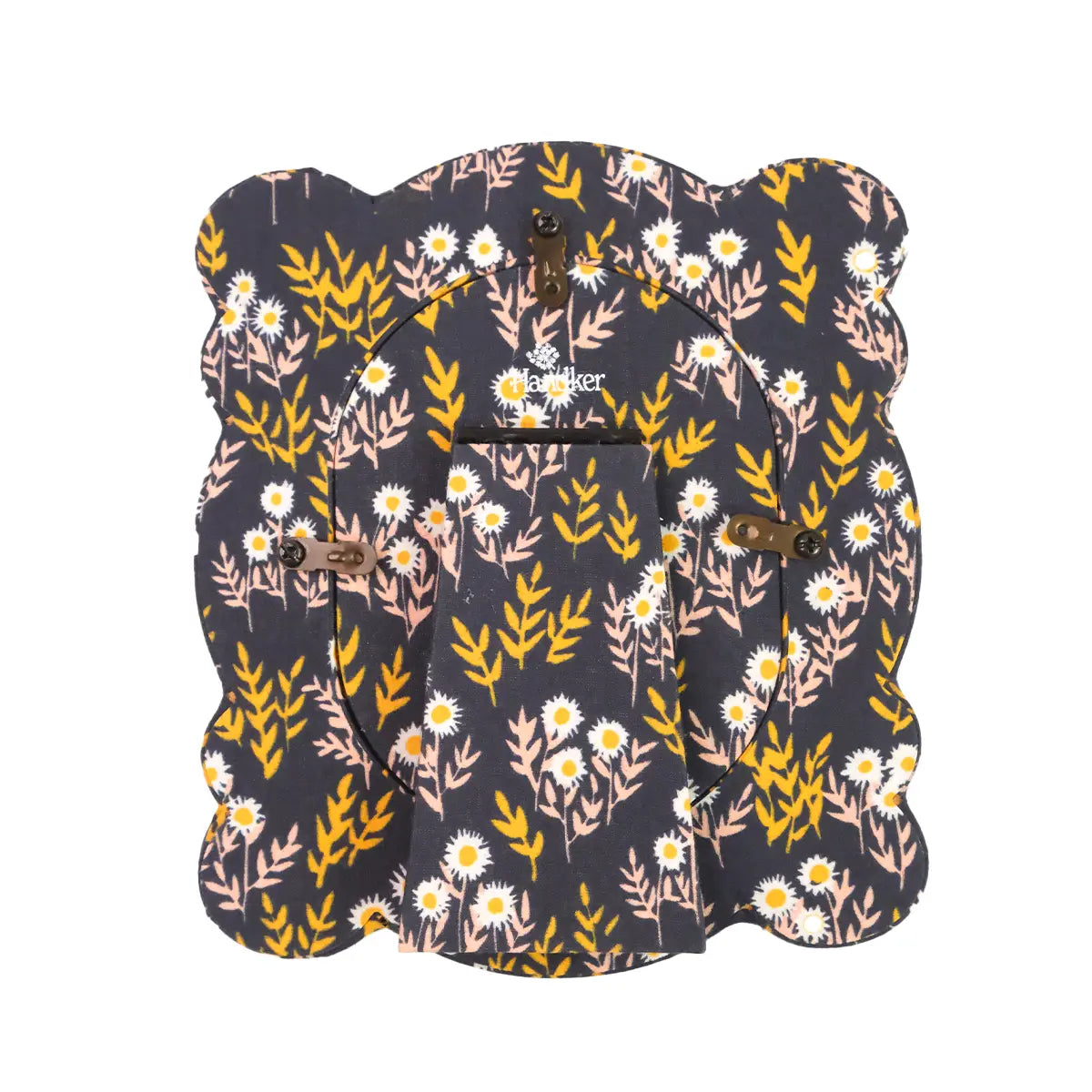 Bandana Fabric Picture Frame - Tabletop Scalloped