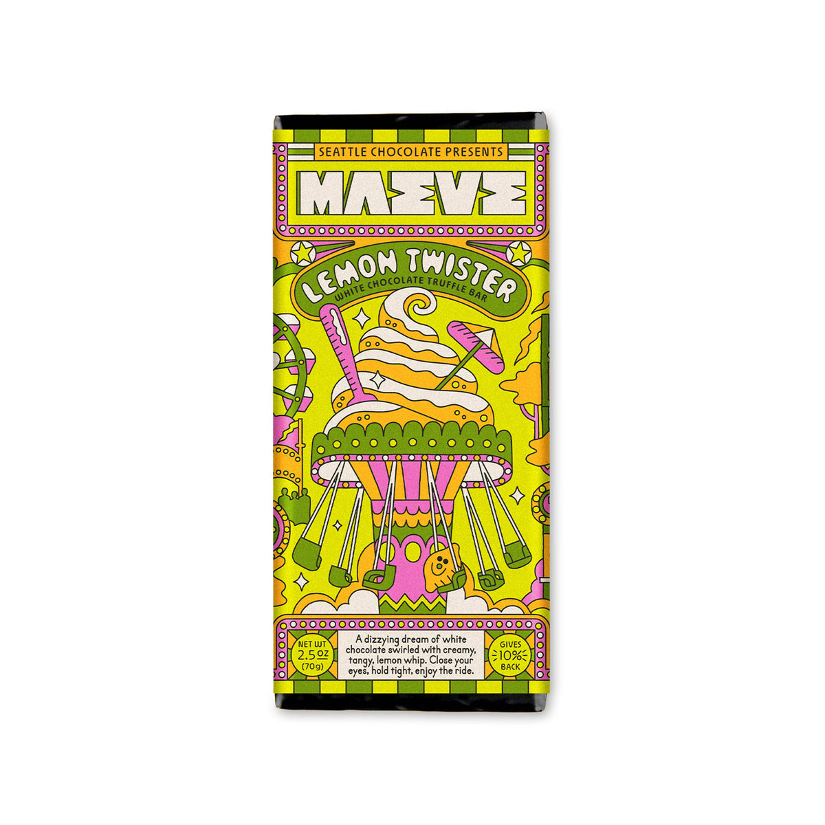 Lemon Twister Chocolate Bar