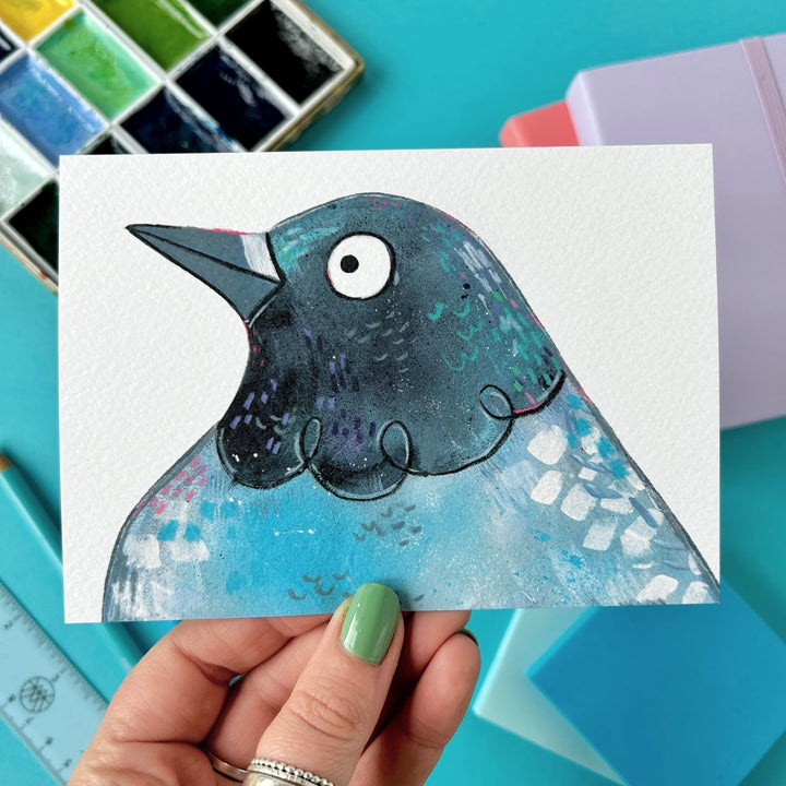 Pigeon Postcard
