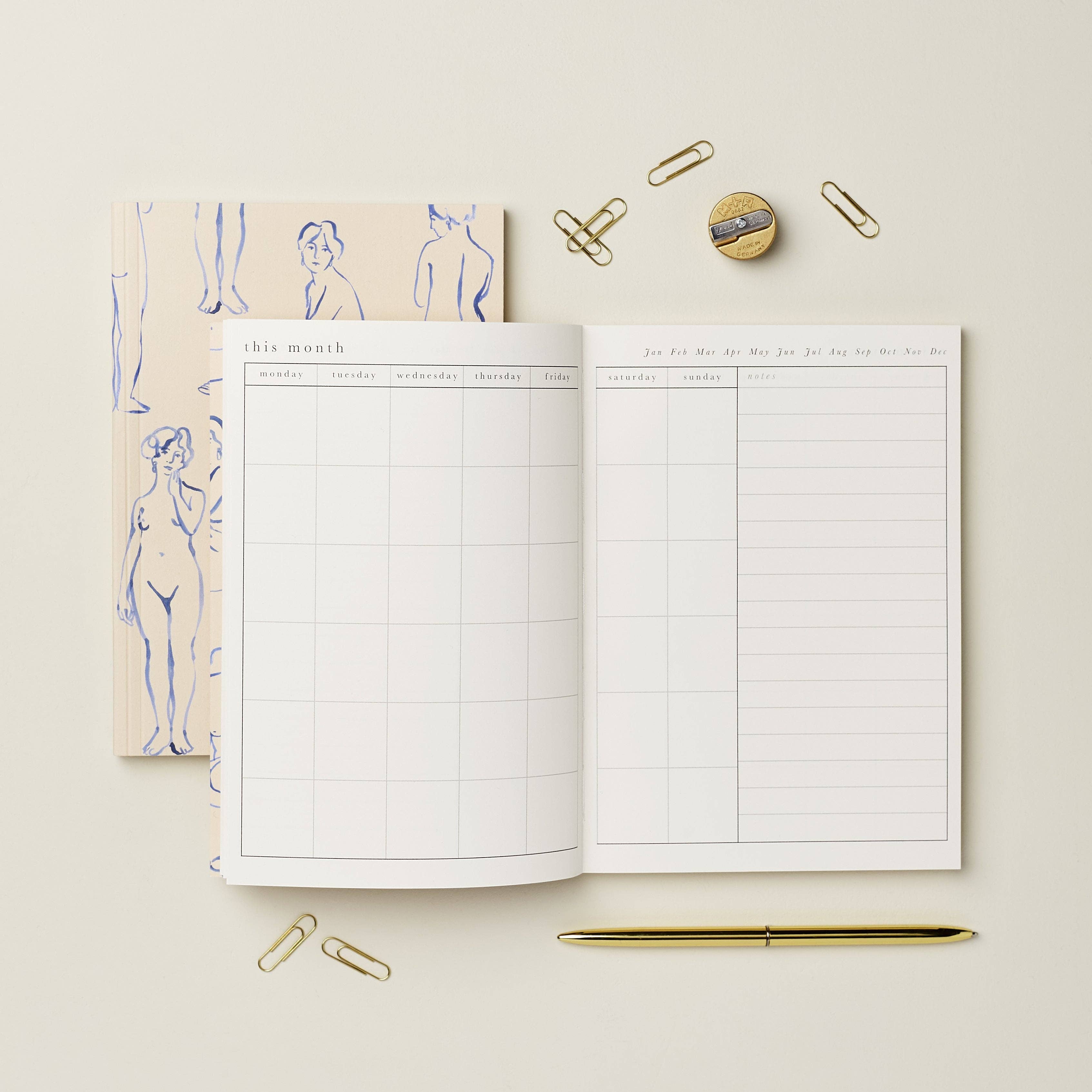 Blue Marble Weekly Planner - Undated