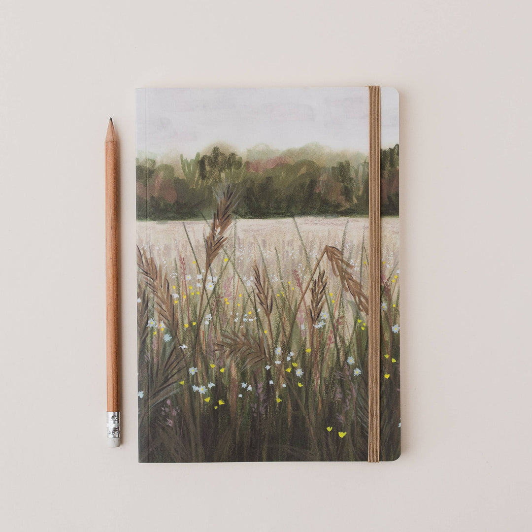 Autumn Meadow Yorkshire Lined Notebook