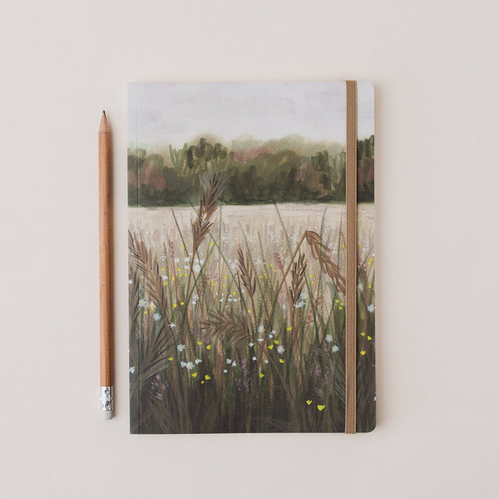 Autumn Meadow Yorkshire Lined Notebook