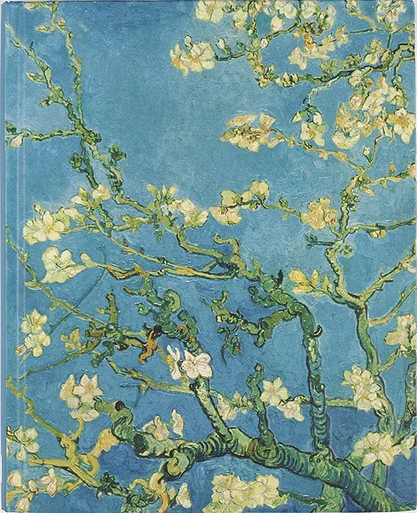 Vincent Van Gogh's painting branches of an almond tree in blossom graces the cover of this gorgeous journal. crisp writing pages provide plenty of space for personal reflections, sketching, or recording favorite quotations or poe