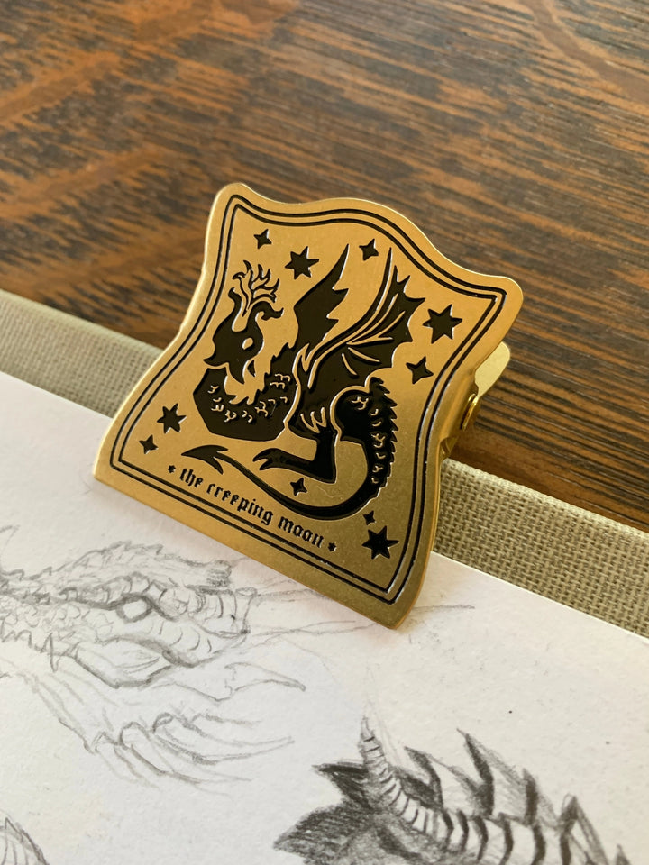 Dragon Metal Journal Clip