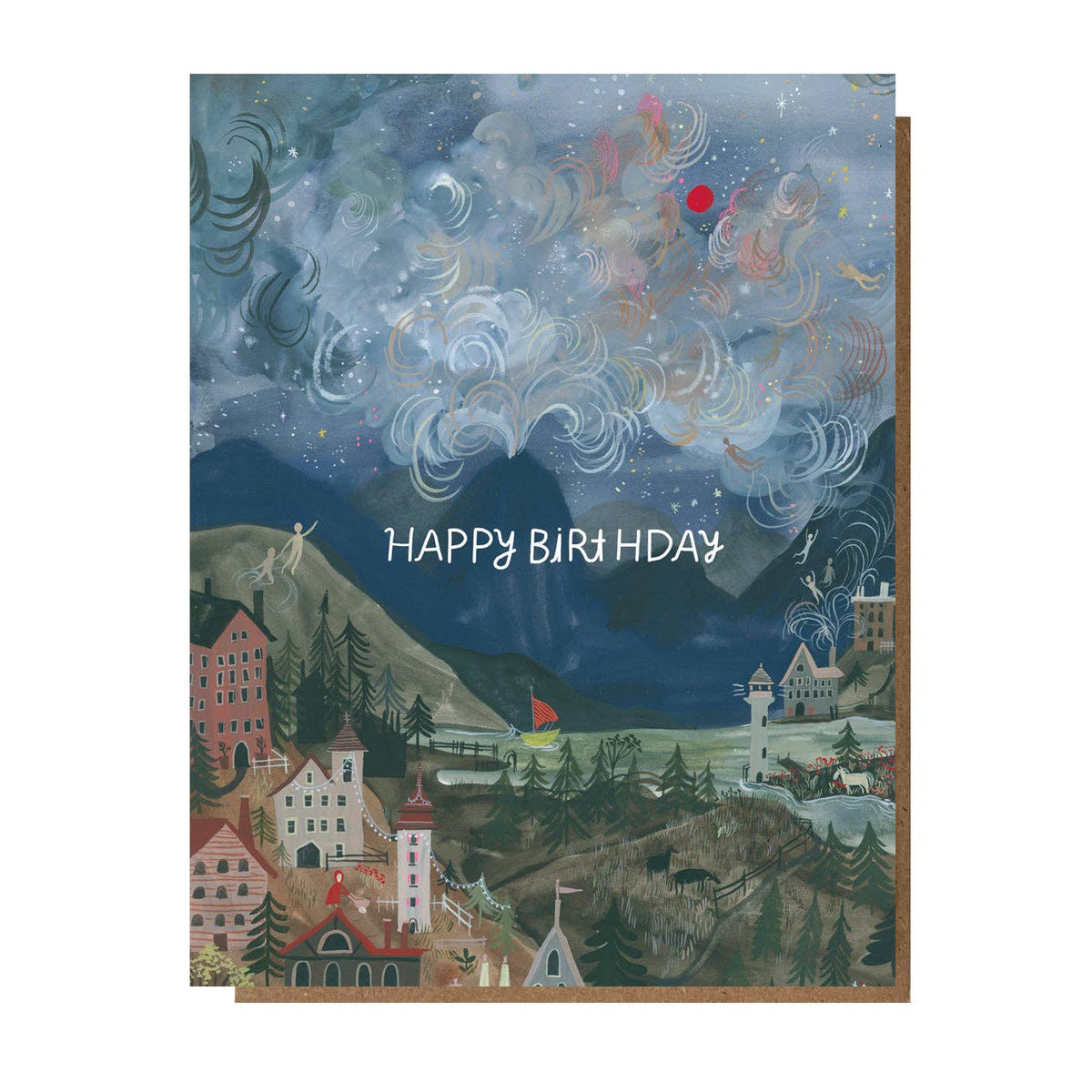 Happy Birthday Harbor Houses Card