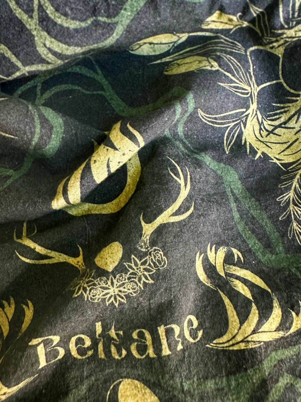 Wheel of the Year Cotton Tea Towel