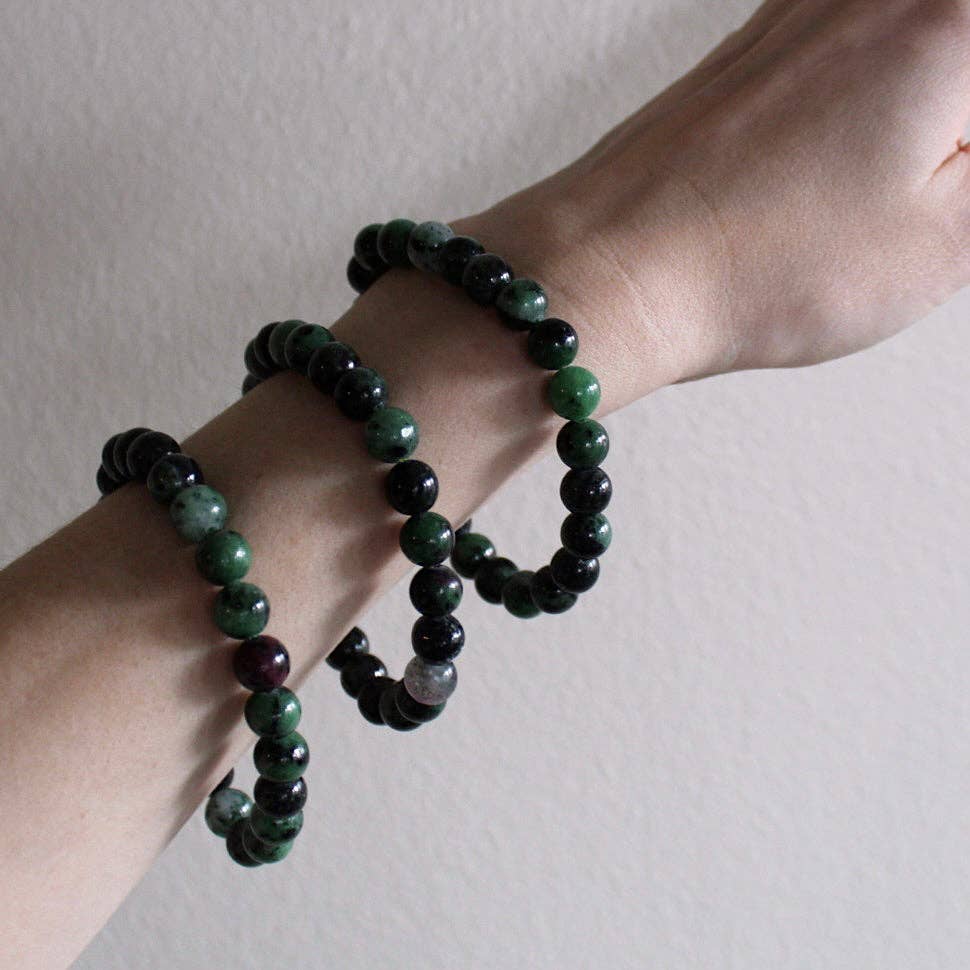 Ruby Zoisite - Crystal Bracelet