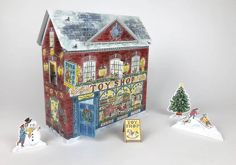 Toy Shop Standing Advent Calendar